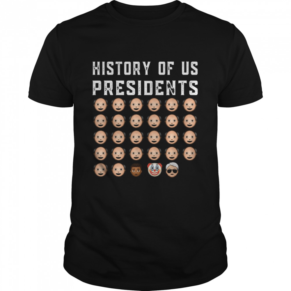 History Of Us Presidents Emoji shirt