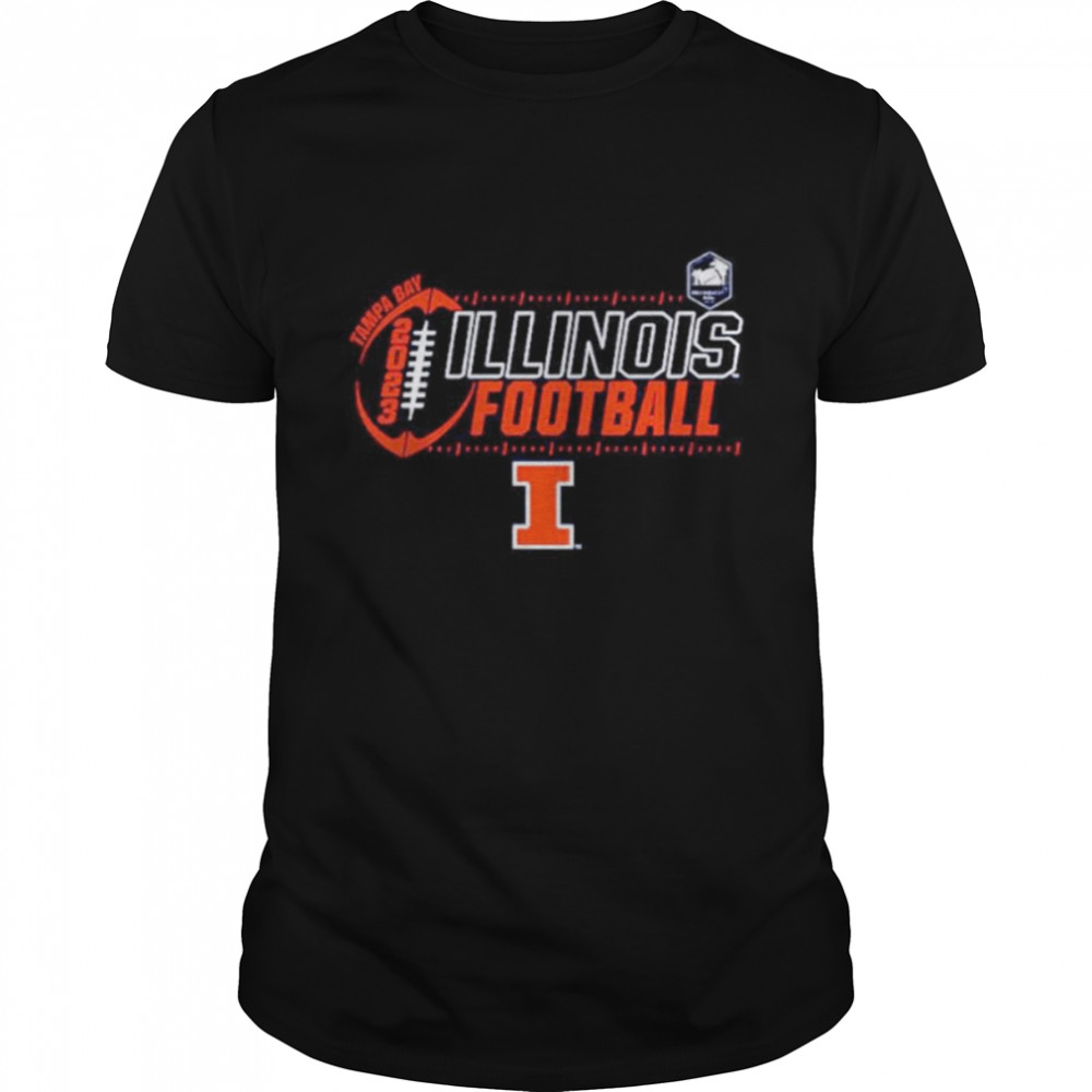 illinois Fighting Illini 2023 Tampa Bay ReliaQuest bowl shirt