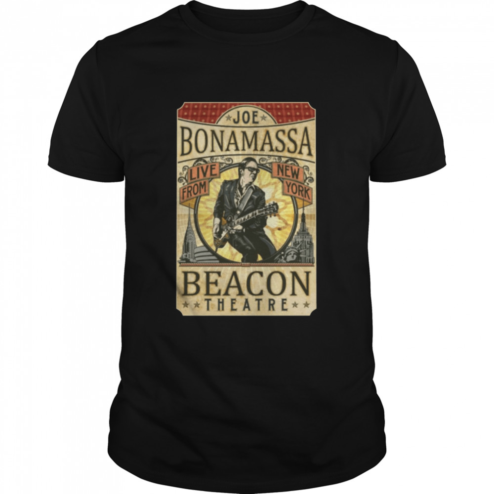 Live From New York Joe Bonamassa Design shirt