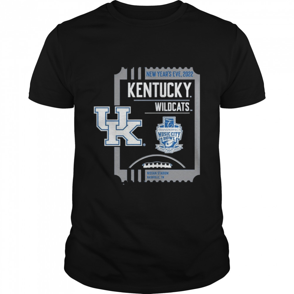 New Year’s Eve 2022 Transperfect Music City Bowl Kentucky Wildcats Shirt