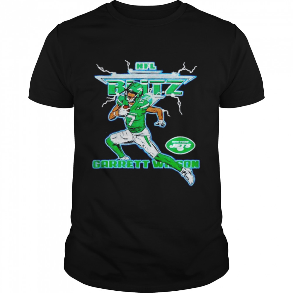 NFL Blitz Garrett Wilson New York Jets shirt