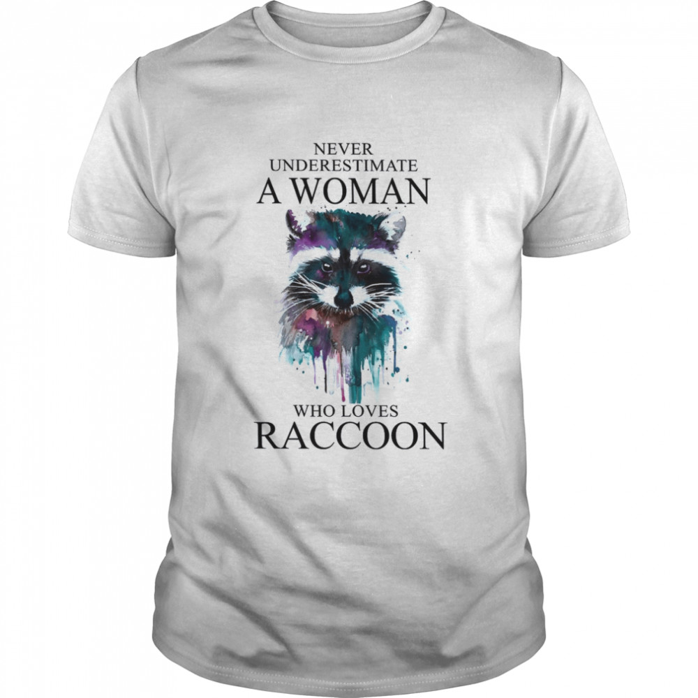 Raccoon Lover Woman Shirt