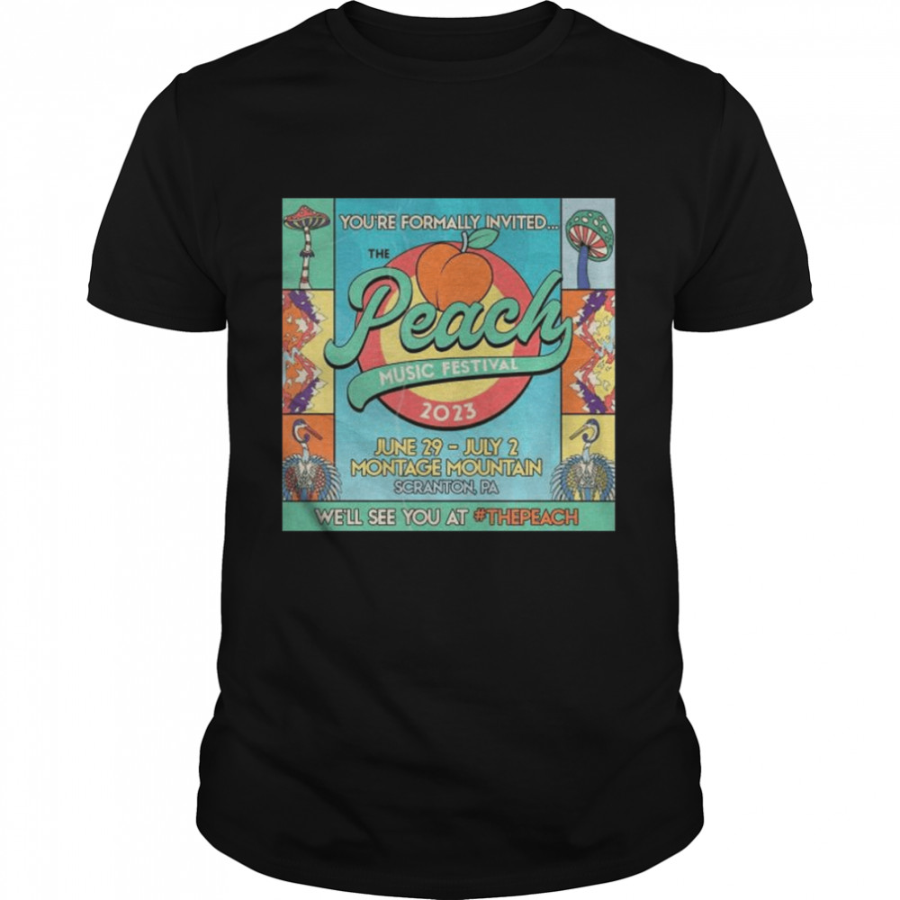 The Peach Music Festival 2023 Announced Shirt