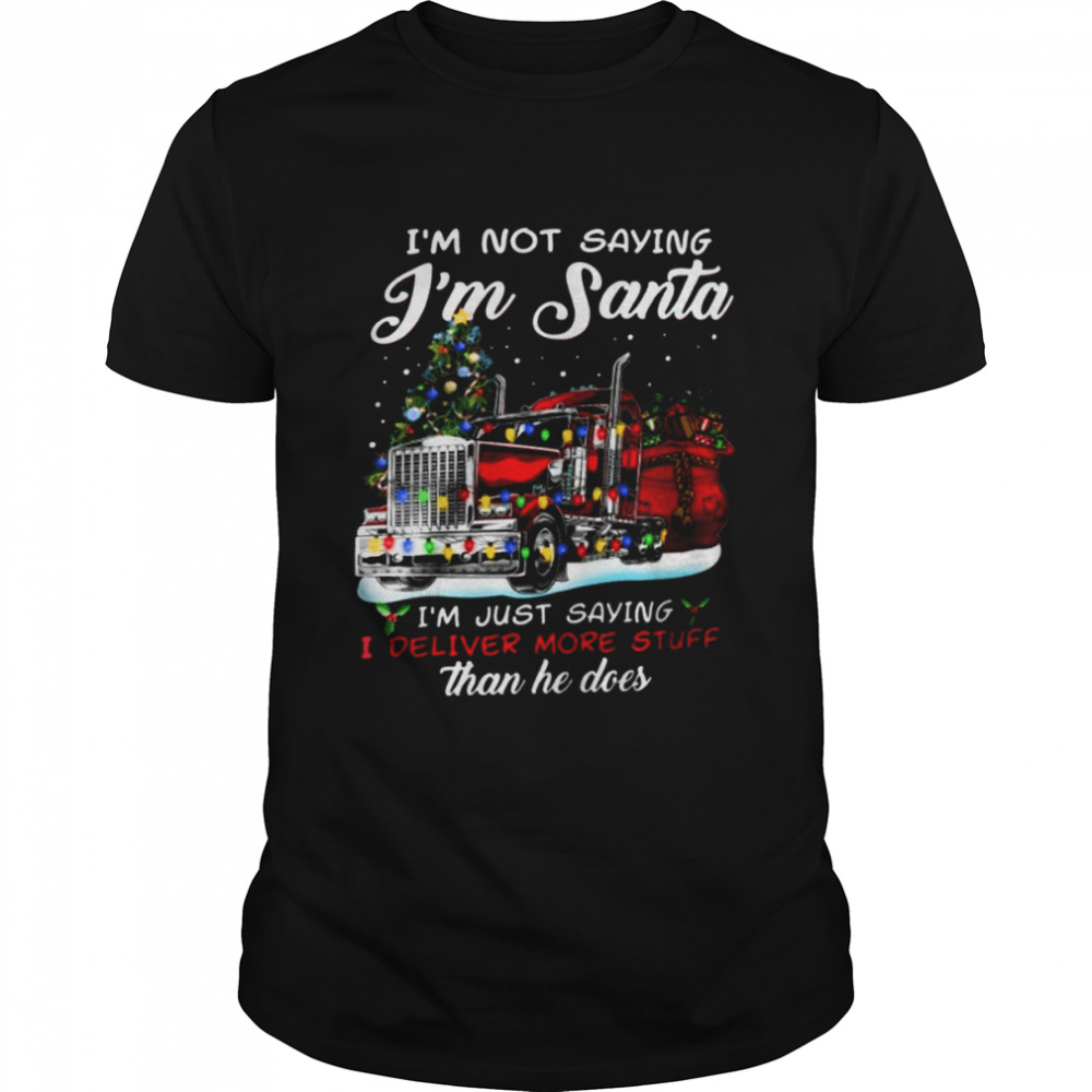 Trucker Christmas T Shirts