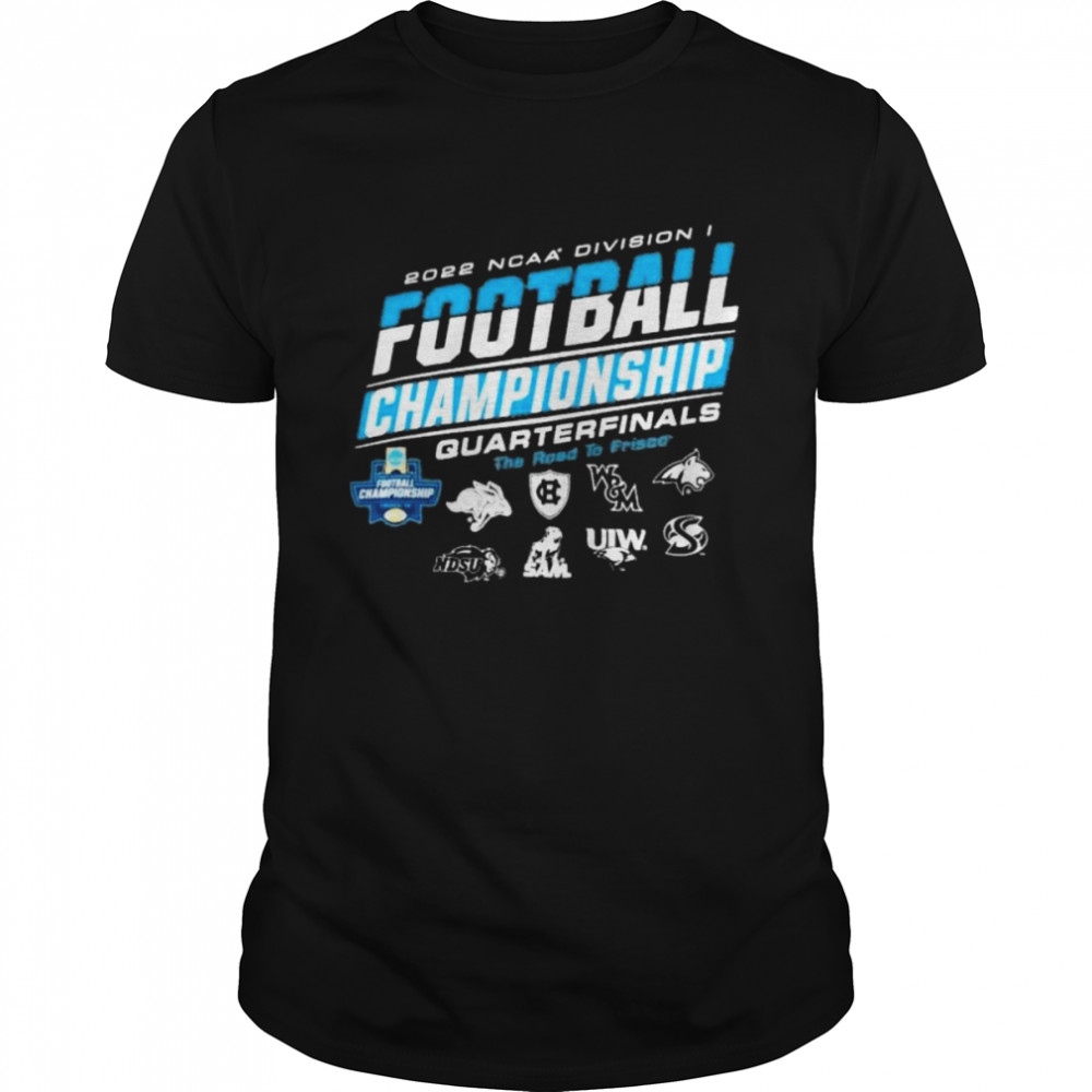 2022 NCAA Division I Football Championship Quarterfinals The Road To Frisco shirt