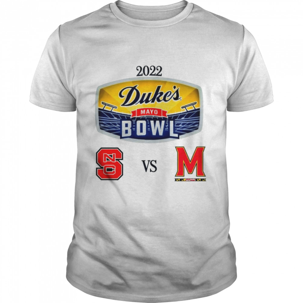 Maryland Terrapins vs NC State Wolfpack 2022 Duke’s Mayo Bowl shirt