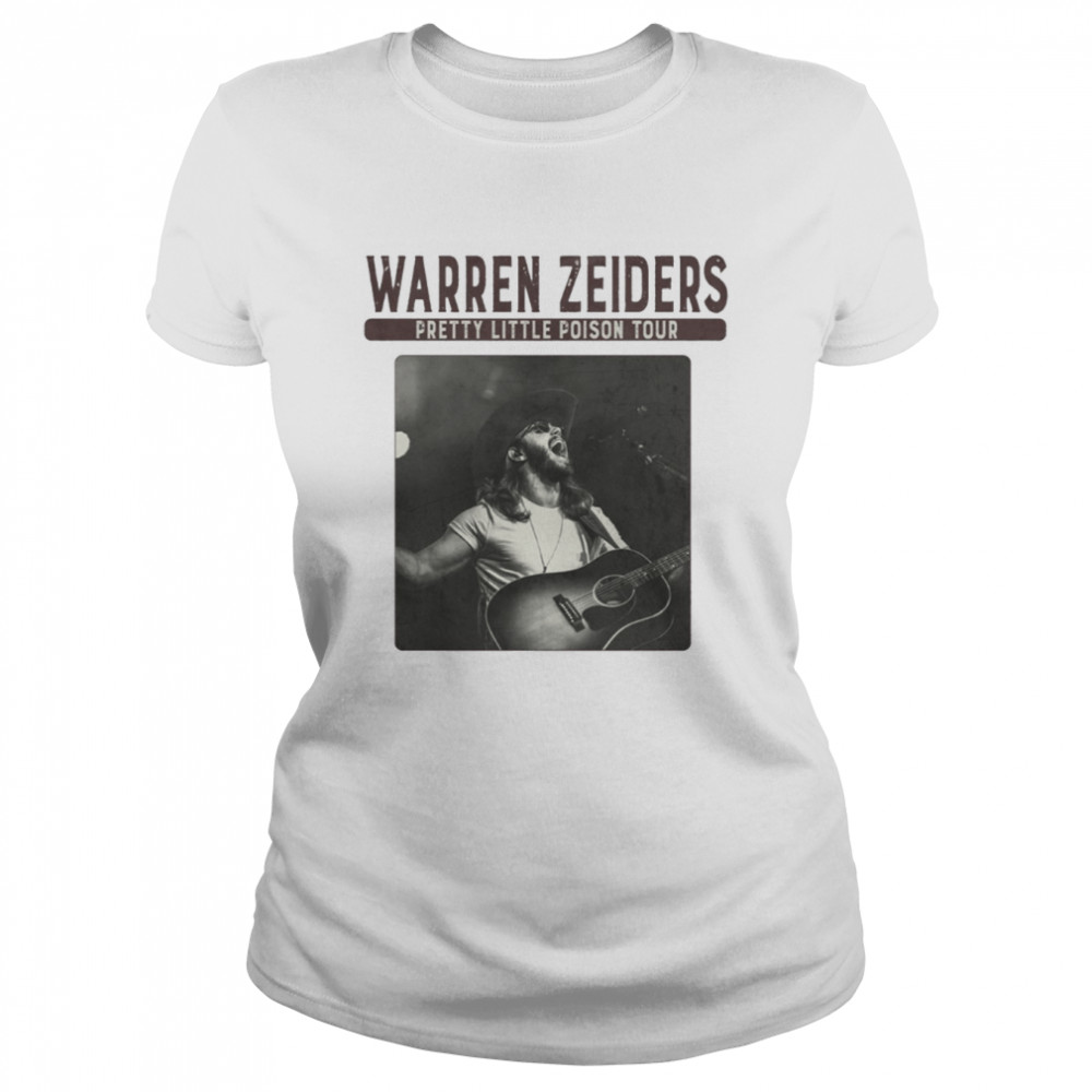 Pretty Little Poison Tour Warren Zeiders shirt Classic Women's T-shirt