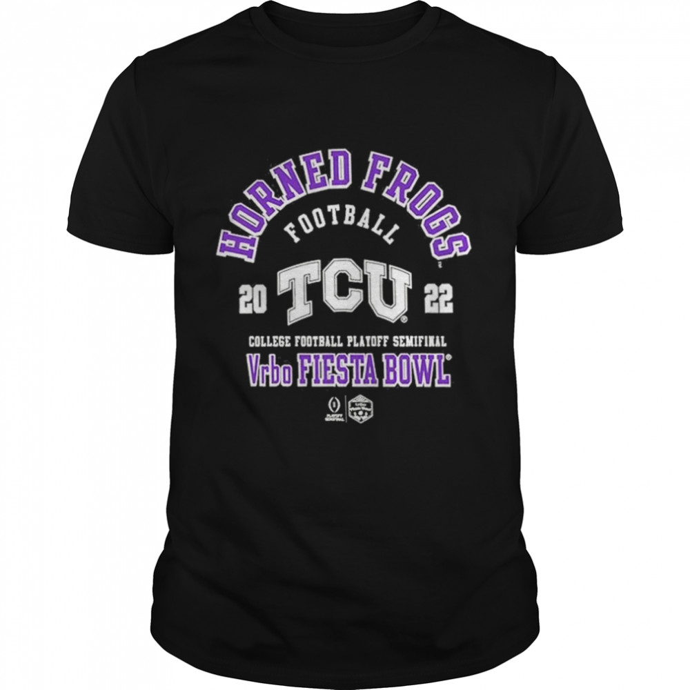 University Of TCU Football 2022 CFP Semifinal Vrbo Fiesta Bowl Bound Shirt