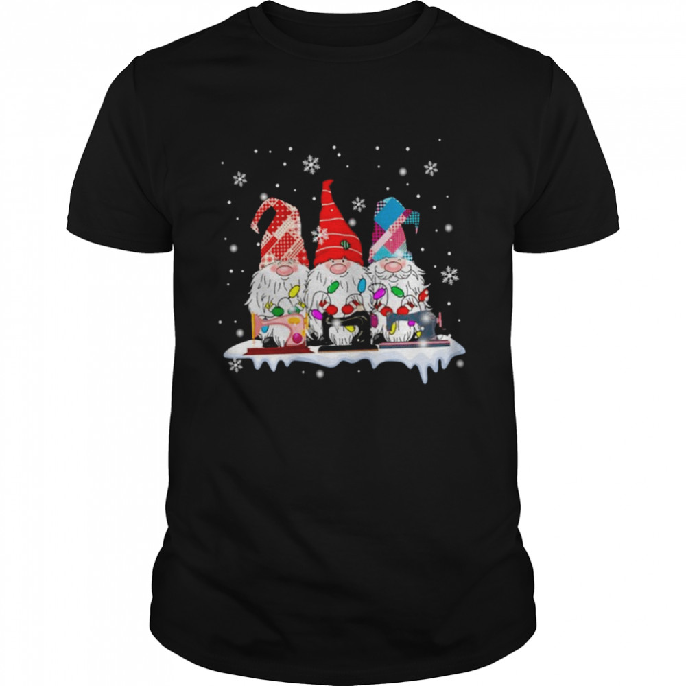 Christmas Gnome Sewing Shirt