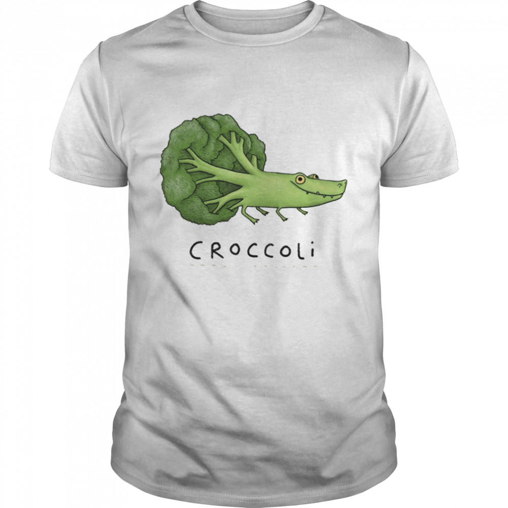 Croccoli Funny Crocodile And Broccoli shirt