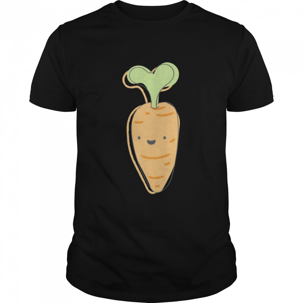 Cute Carrot Pattern Vegetable shirt