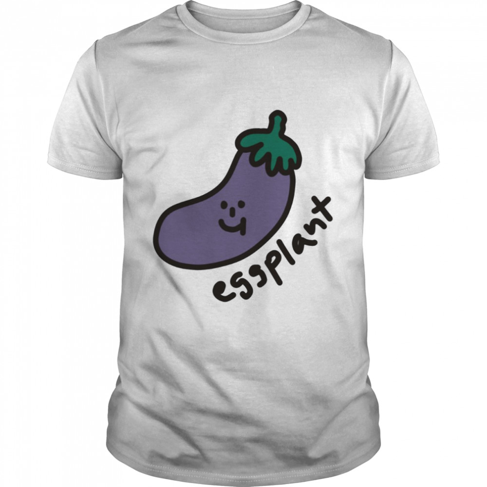 Eggplant Cute Chibi Design Vegetable shirt