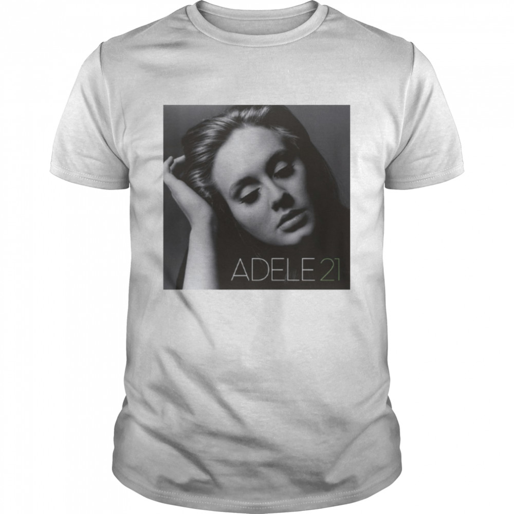 Adele 21 Gray Album Cover shirt