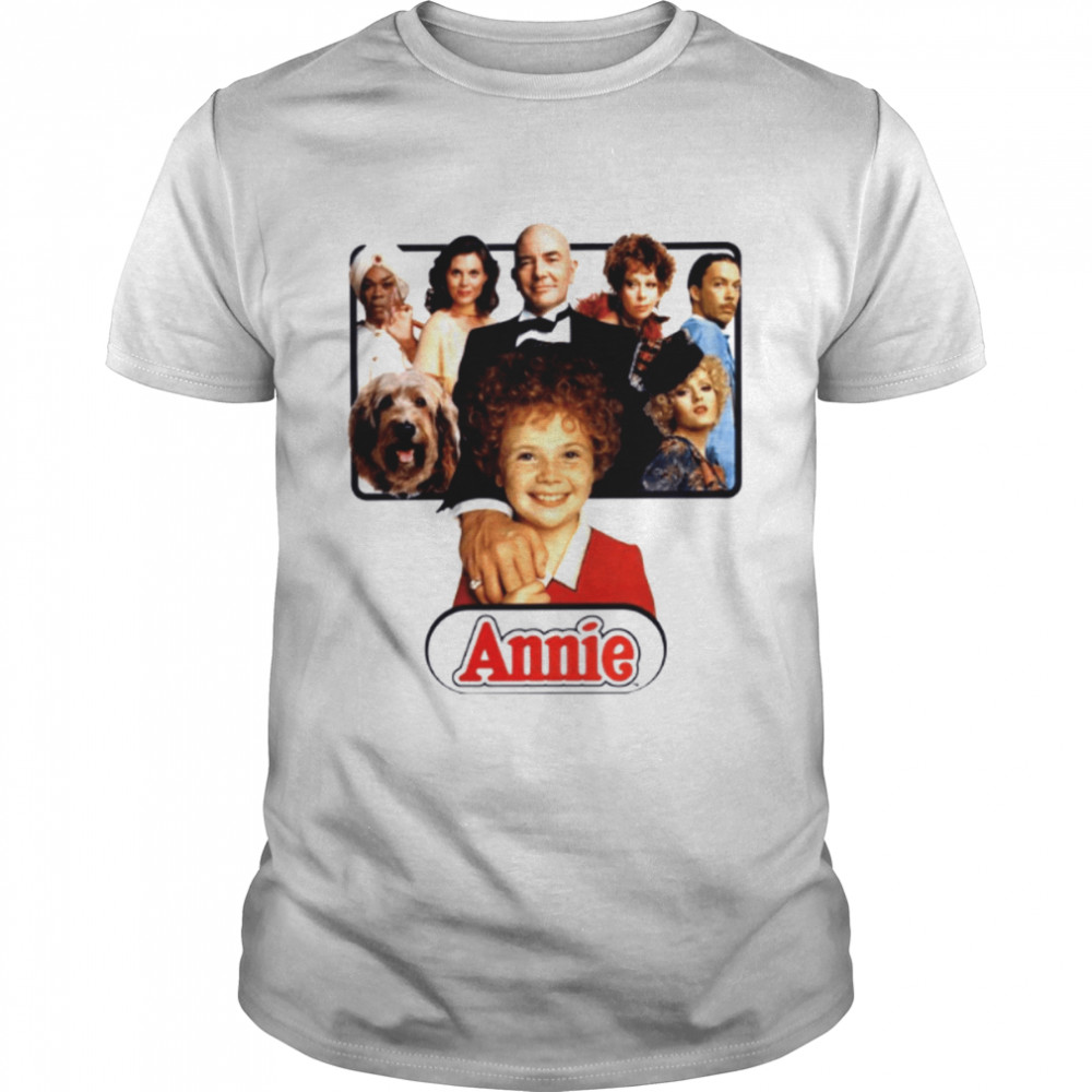 Aileen Quinn Carol Burnett And The Rest Of The Cast Of 1982’s ‘annie’ shirt