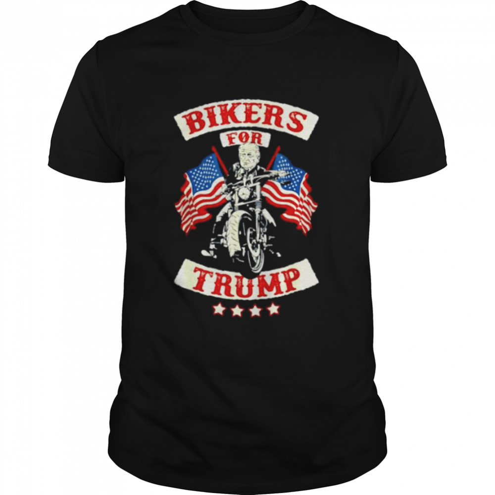 bikers for Trump motorcycle shirt