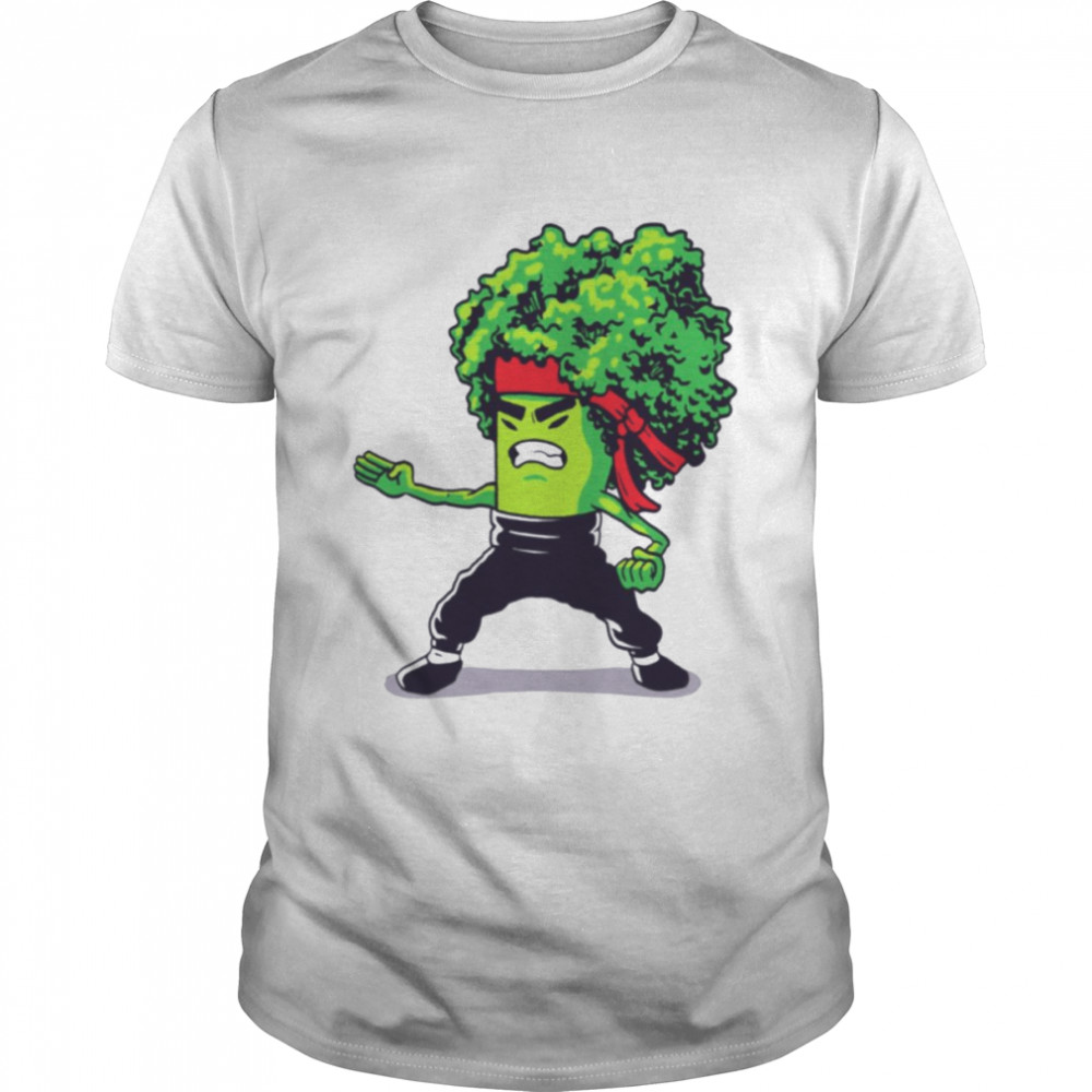 Brocco Lee Kungfu Guy Broccoli shirt