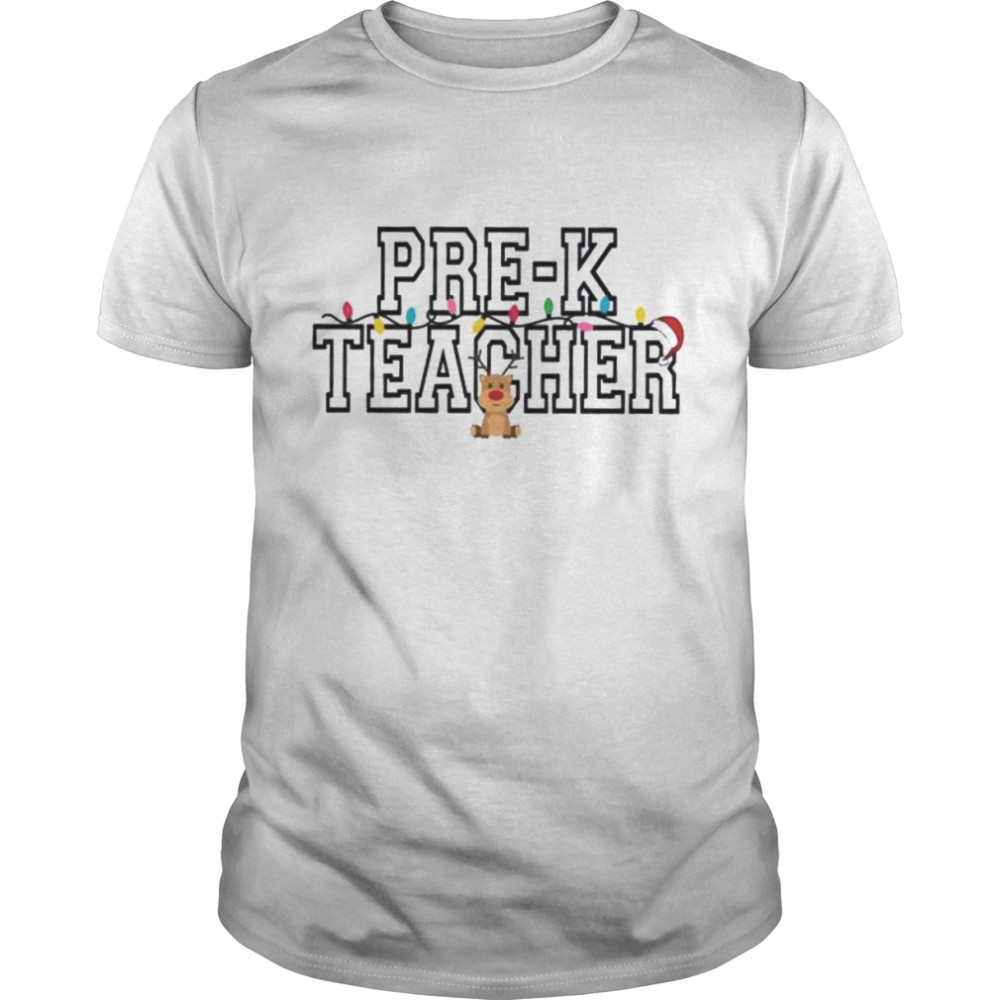 Christmas Pre-K Teacher Shirt