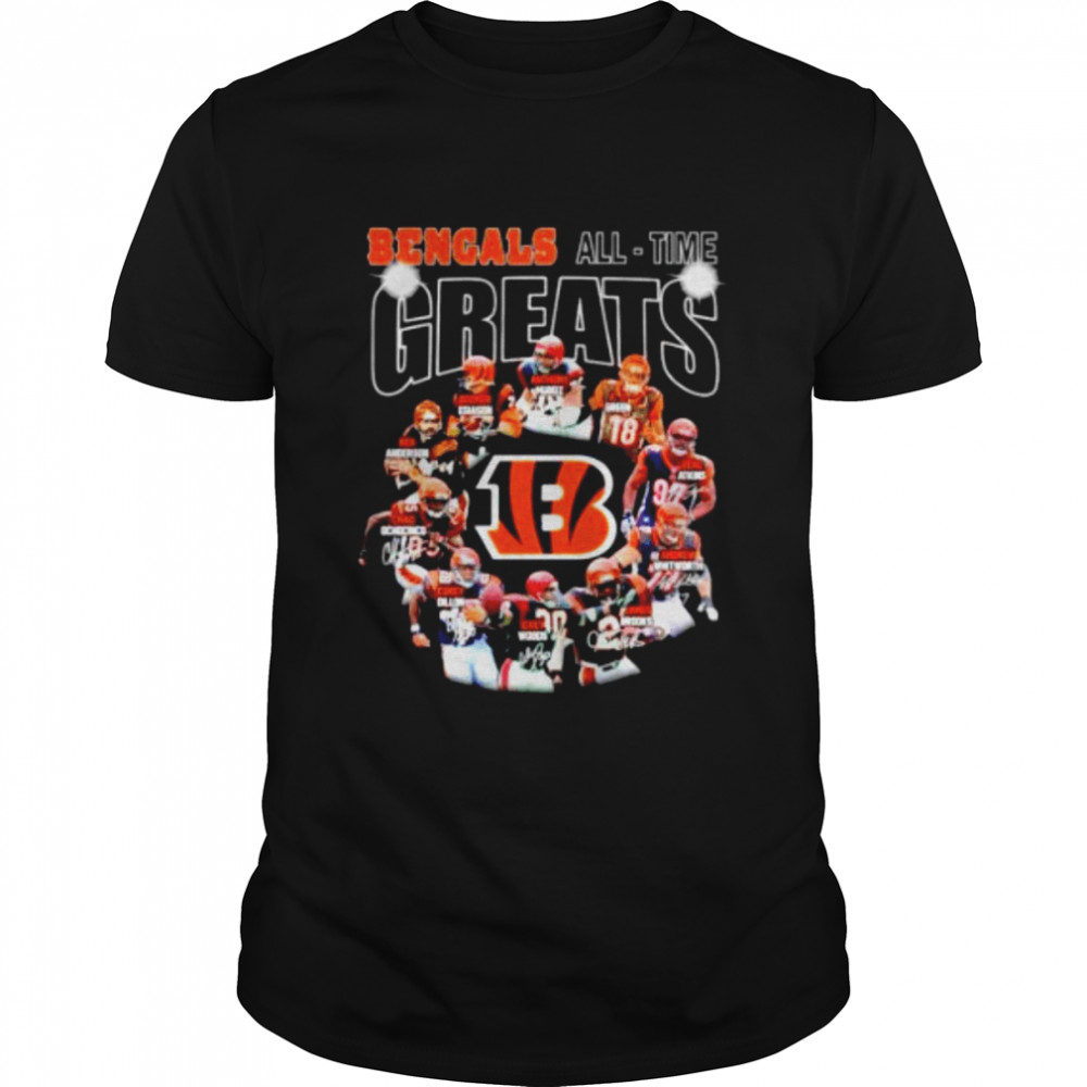 cincinnati Bengals all time greats players shirt