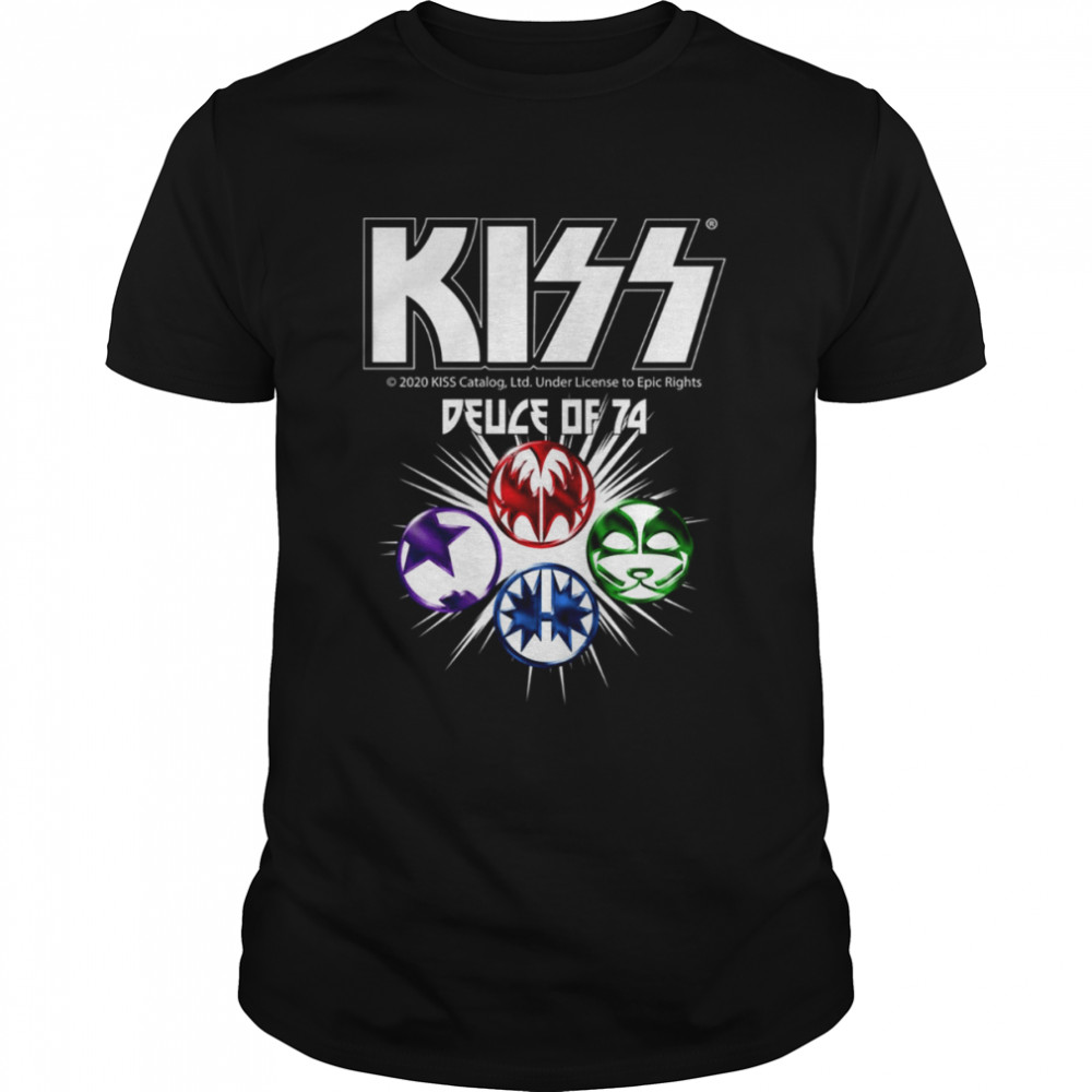 Deuce Of 1974 Song Kiss Rock Band Album Debut shirt