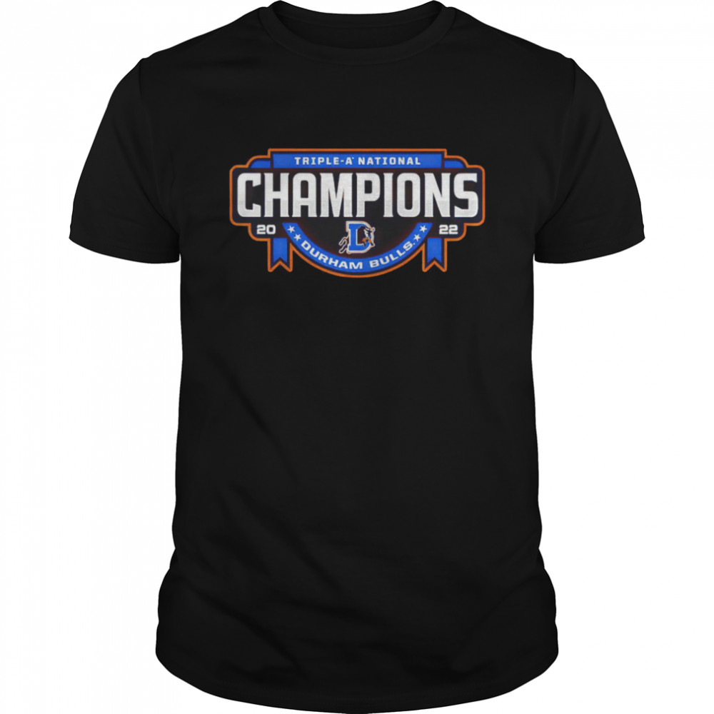 Durham Bulls 2022 Triple-A National Champions shirt