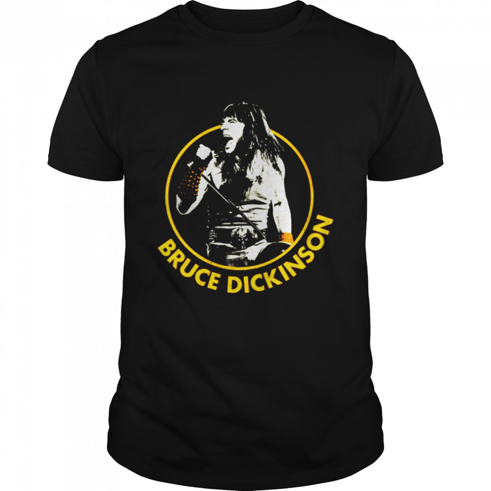 English Singer Bruce Dickinson shirt