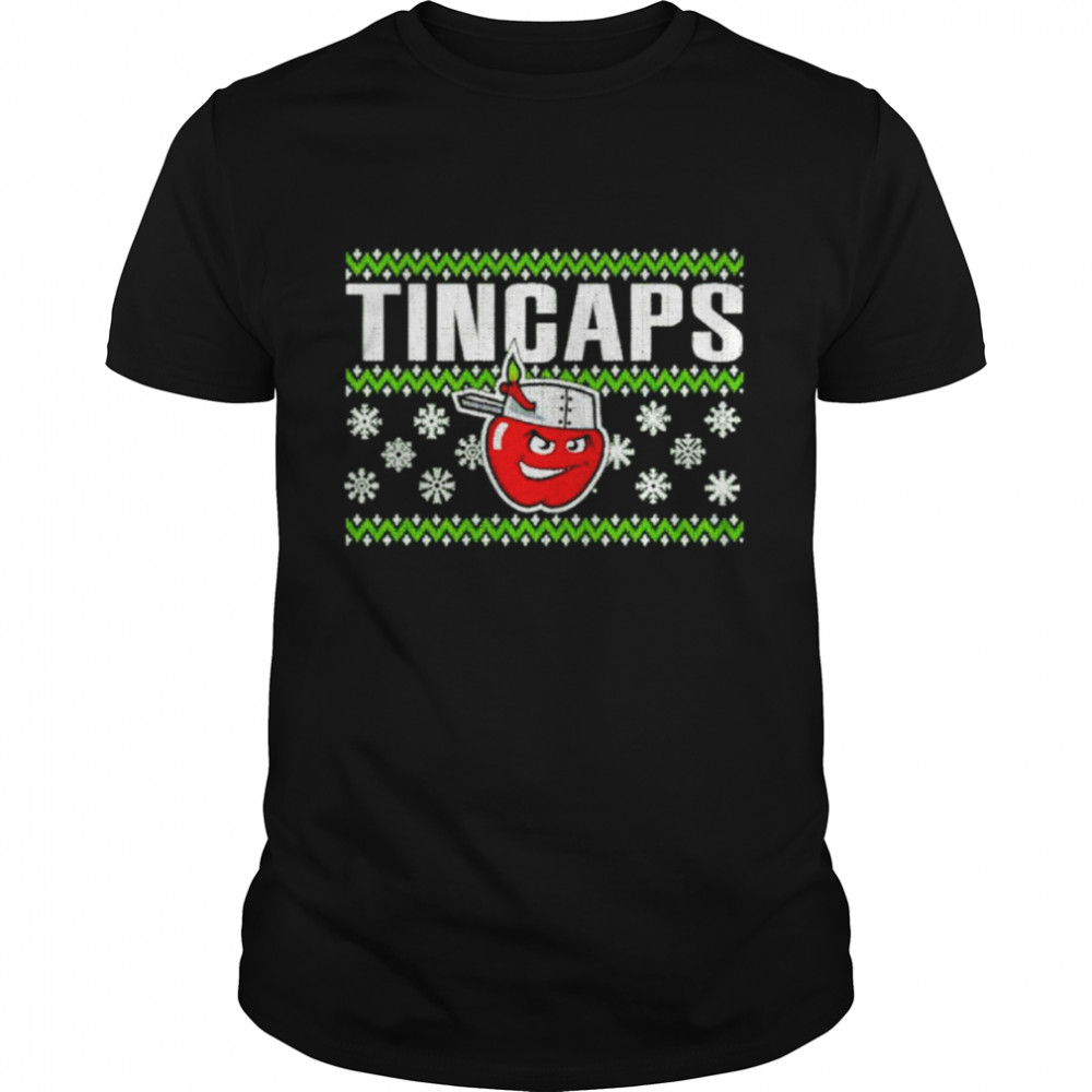 fort Wayne TinCaps snowflake ugly Christmas shirt