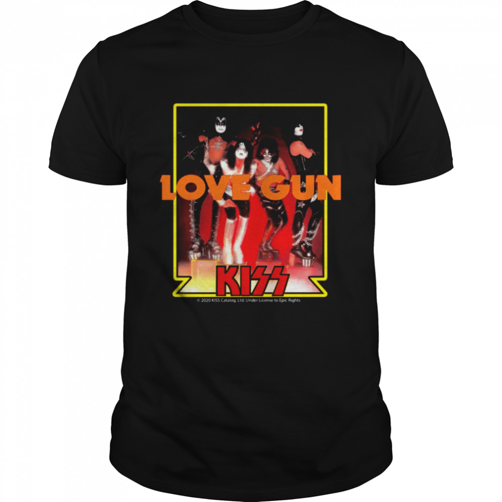 Love Gun Rock N Roll Kiss Band shirt