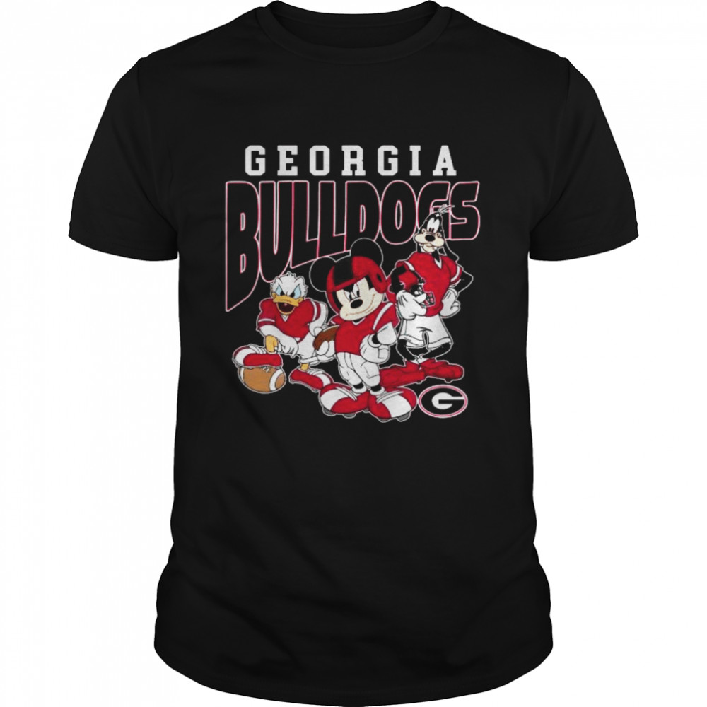 Mickey Mouse and Friends Georgia Bulldogs shirt