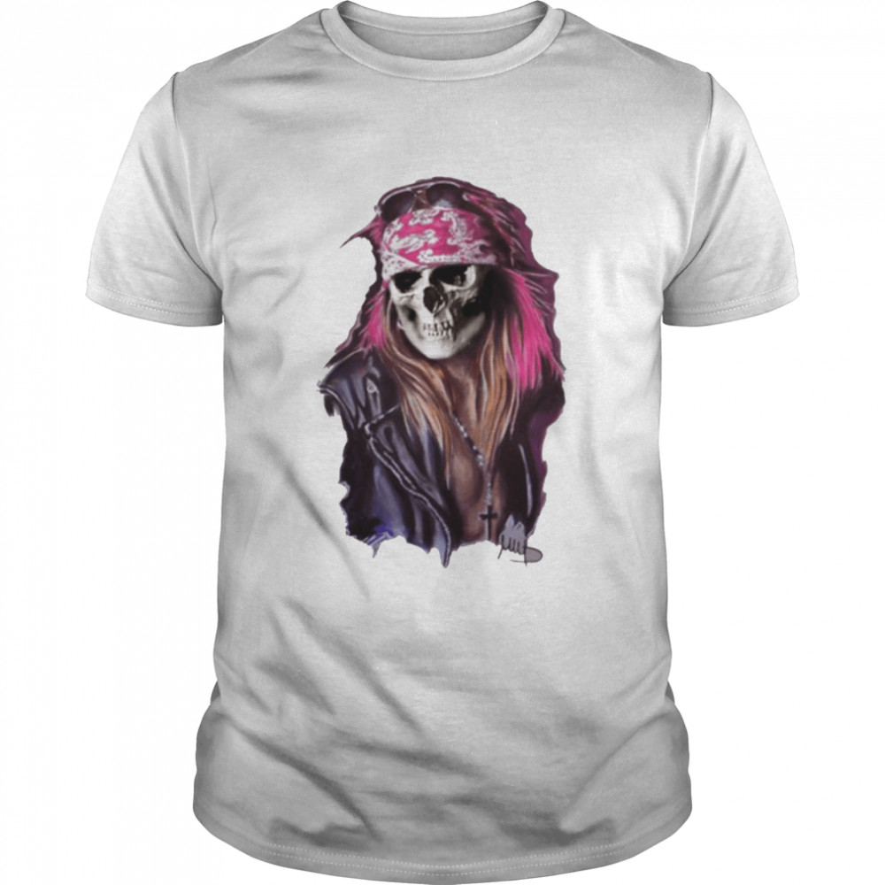 Skull Axl Rose shirt