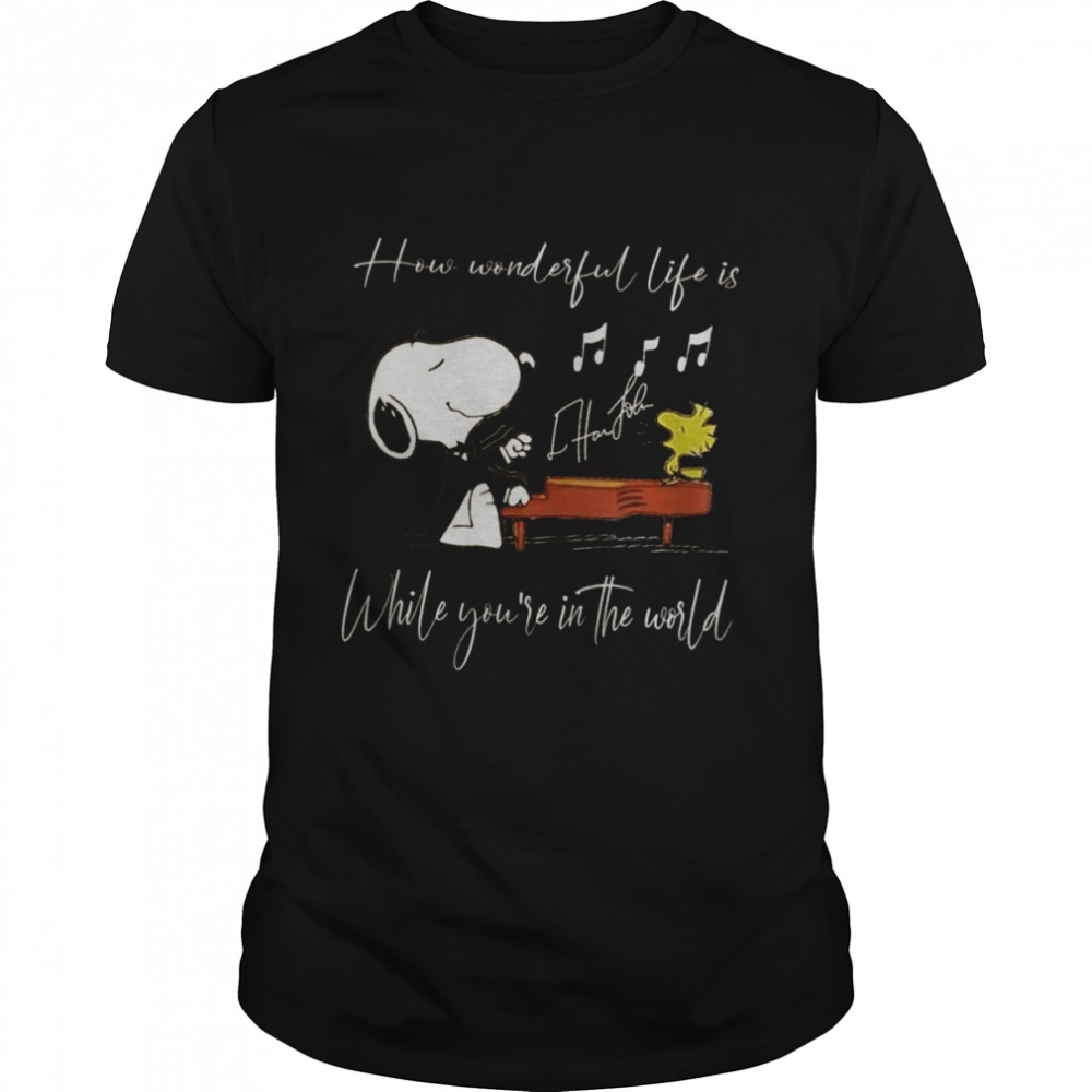 Snoopy Music Shirt