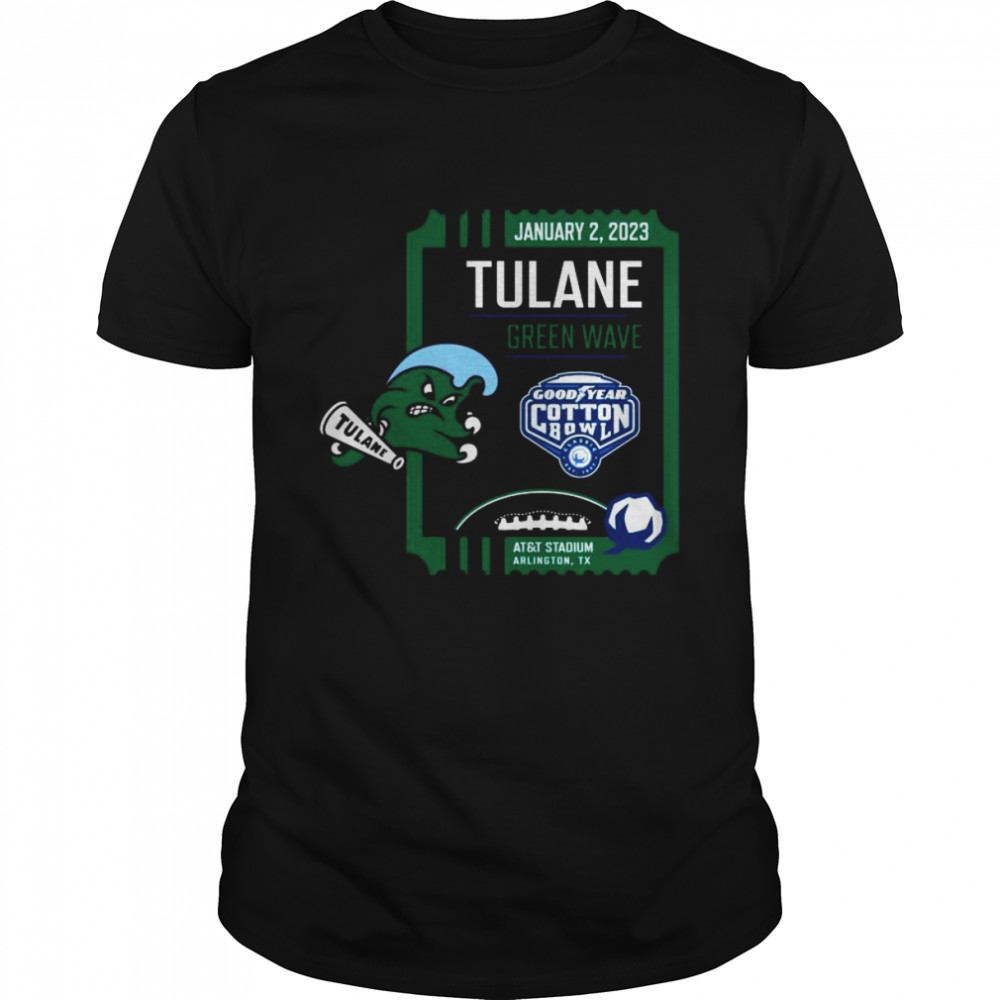 Tulane Green Wave 2023 Goodyear Cotton Bowl Arlington Men’s Shirt