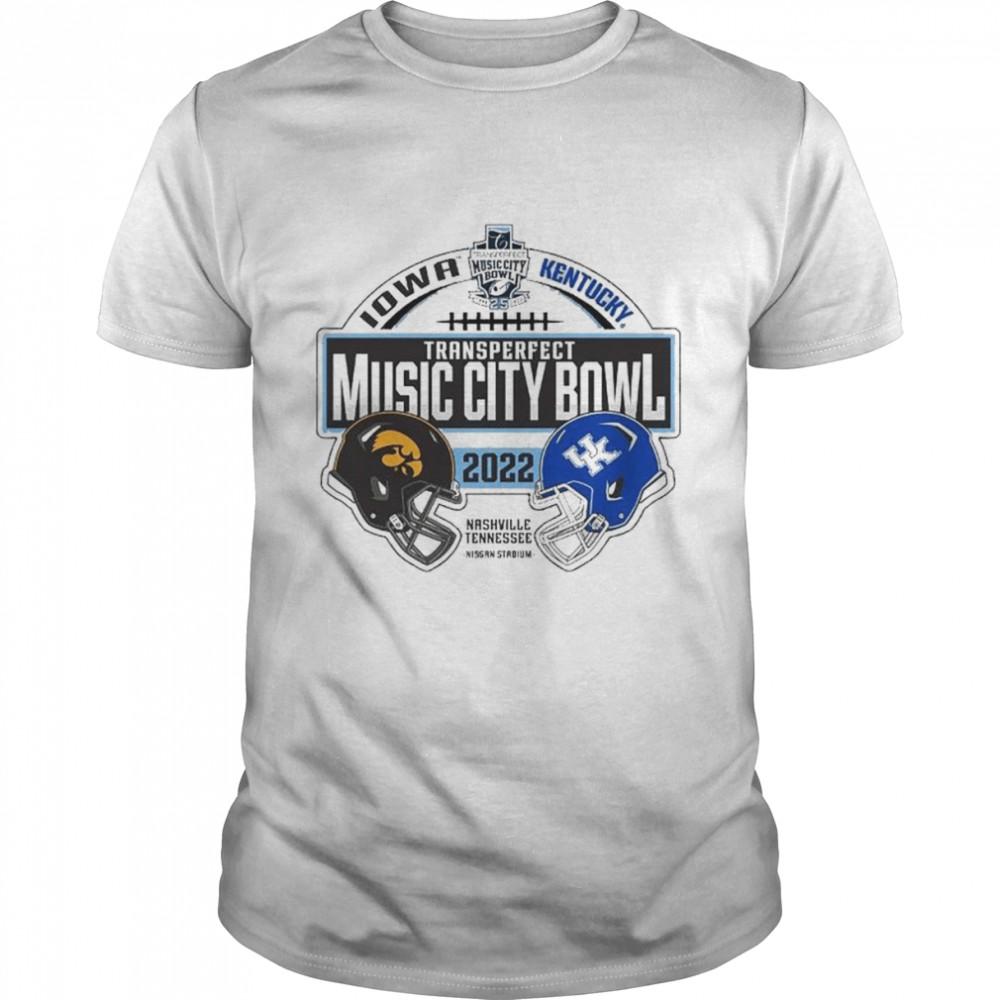 University of Iowa vs University Of Kentucky 2022 Music City Bowl shirt