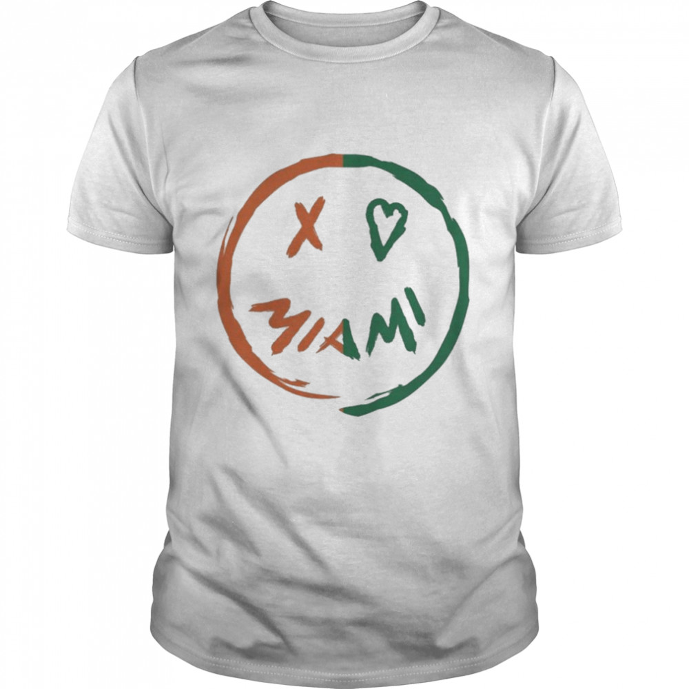 X Love Miami Smiley Shirt