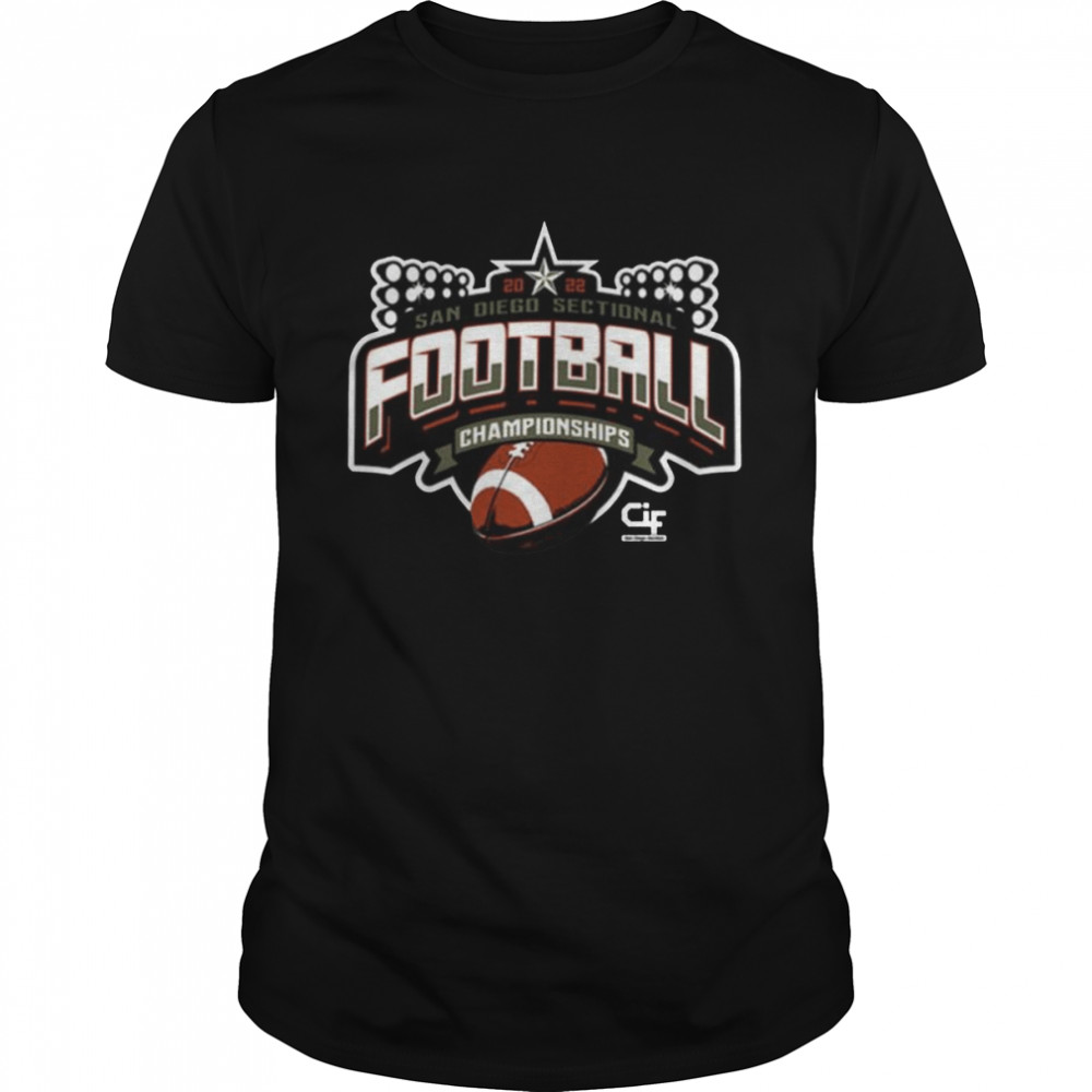 2022 CIF-SDS Championship Football Military Green T-Shirt