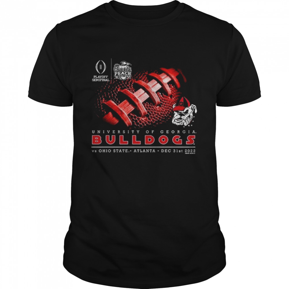 Bulldogs University Of Georgia Vs Ohio State Atlanta Dec 31st 2022 Chick-Fill-A Peach Bowl Shirt