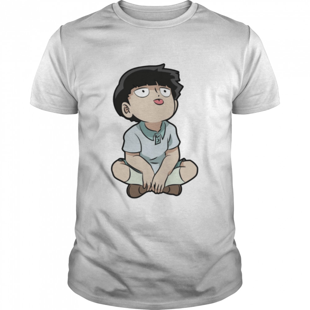 Chibi Shigeo Kageyama With Tongue Mob Psycho 100 shirt