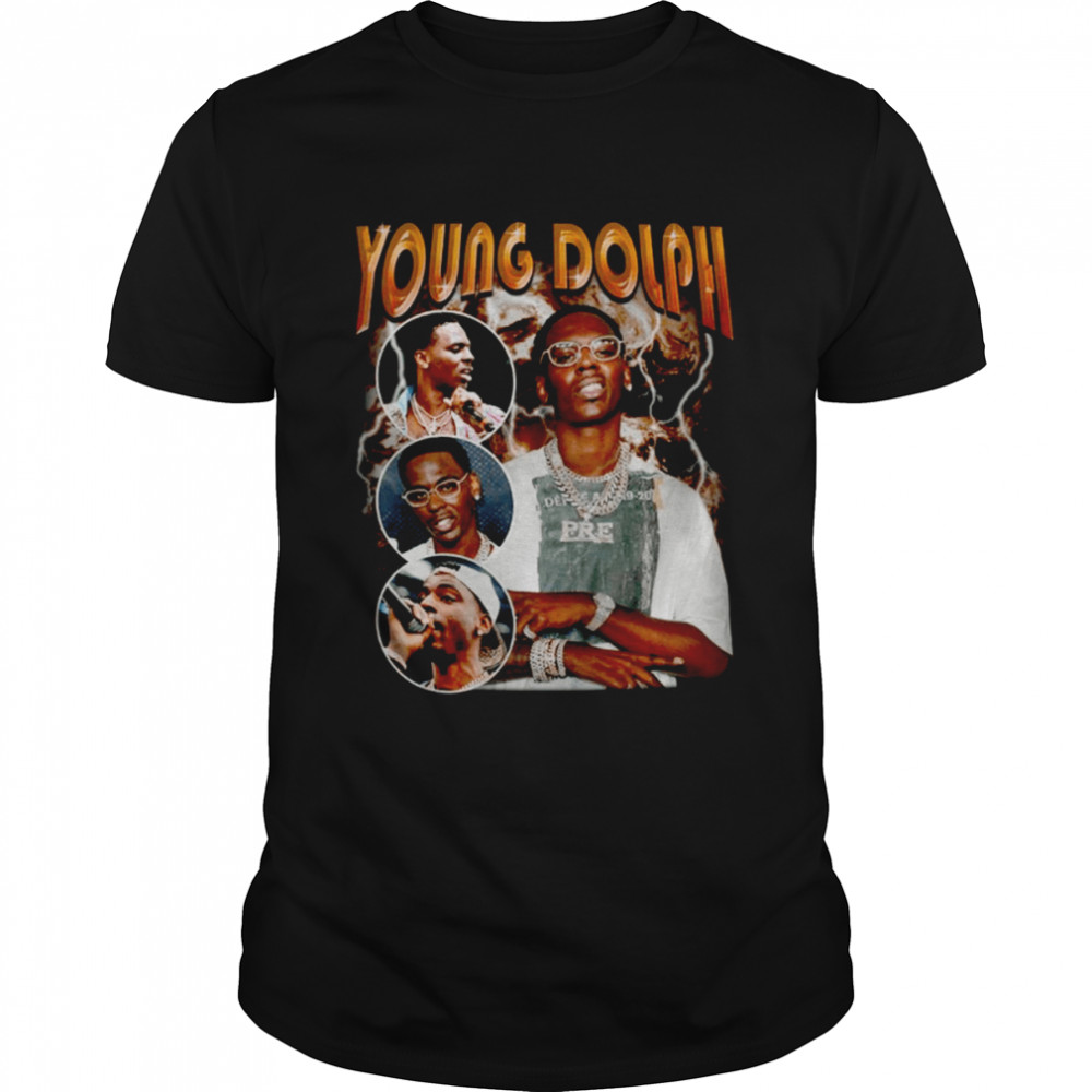 College Design Young Dolph Tapestry 90s shirt