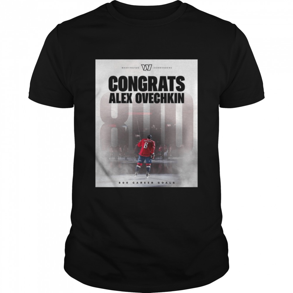 Congrats Alex Ovechkin Boo career goals shirt