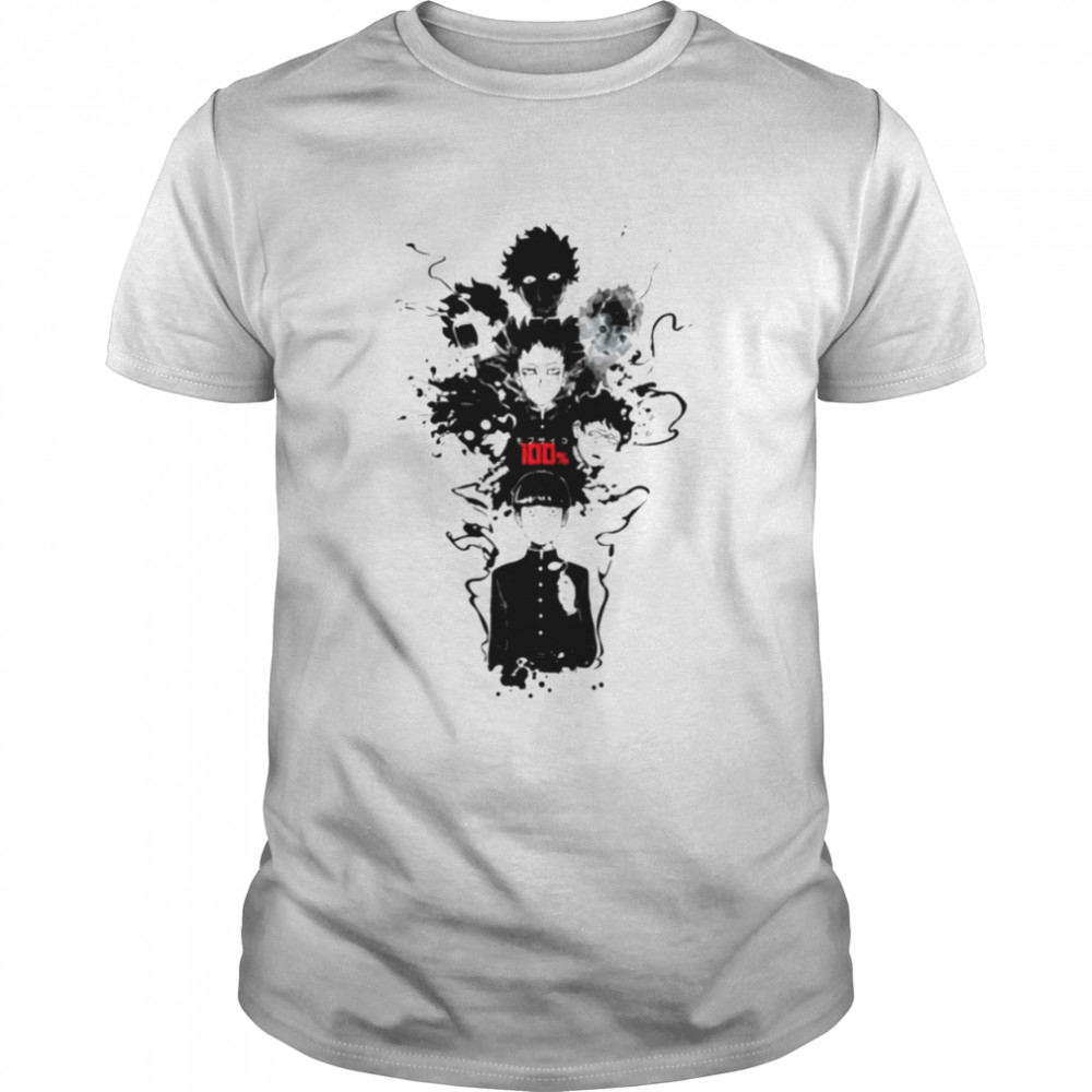 Cool Black Art Mob Psycho 100 shirt