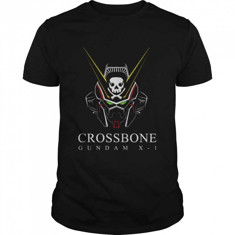 Crossbone Gundam X 1 Edge Art Mobile Suit Gundam shirt