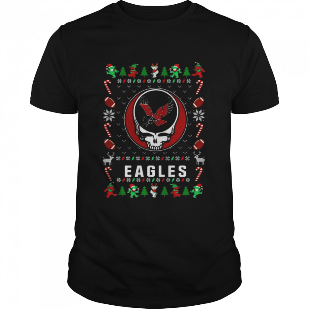 Eastern Washington Eagles Grateful Dead Ugly Christmas Shirt