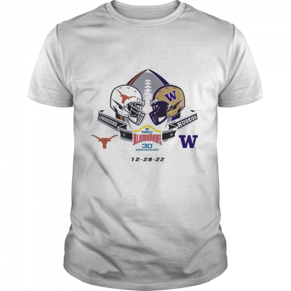 exas vs Washington 2022 Valero Alamo Bowl Shirt