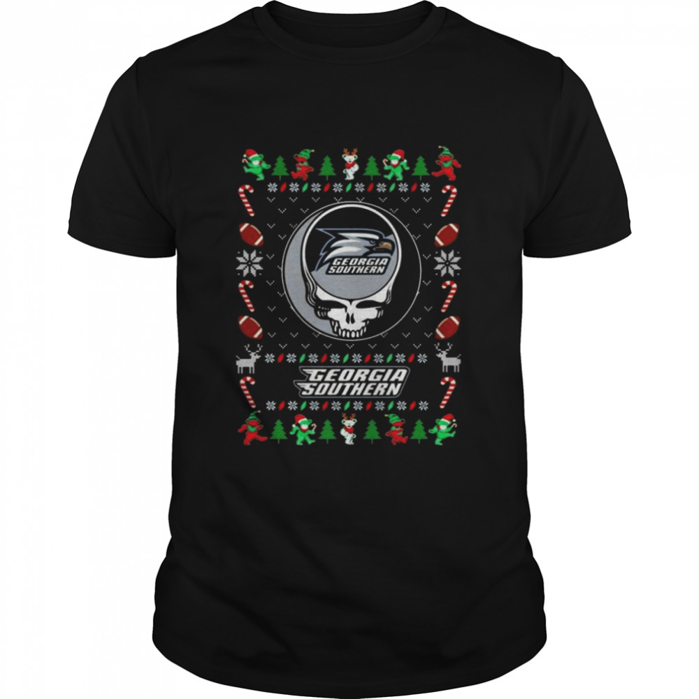 Georgia Southern Eagles Grateful Dead Ugly Christmas Shirt