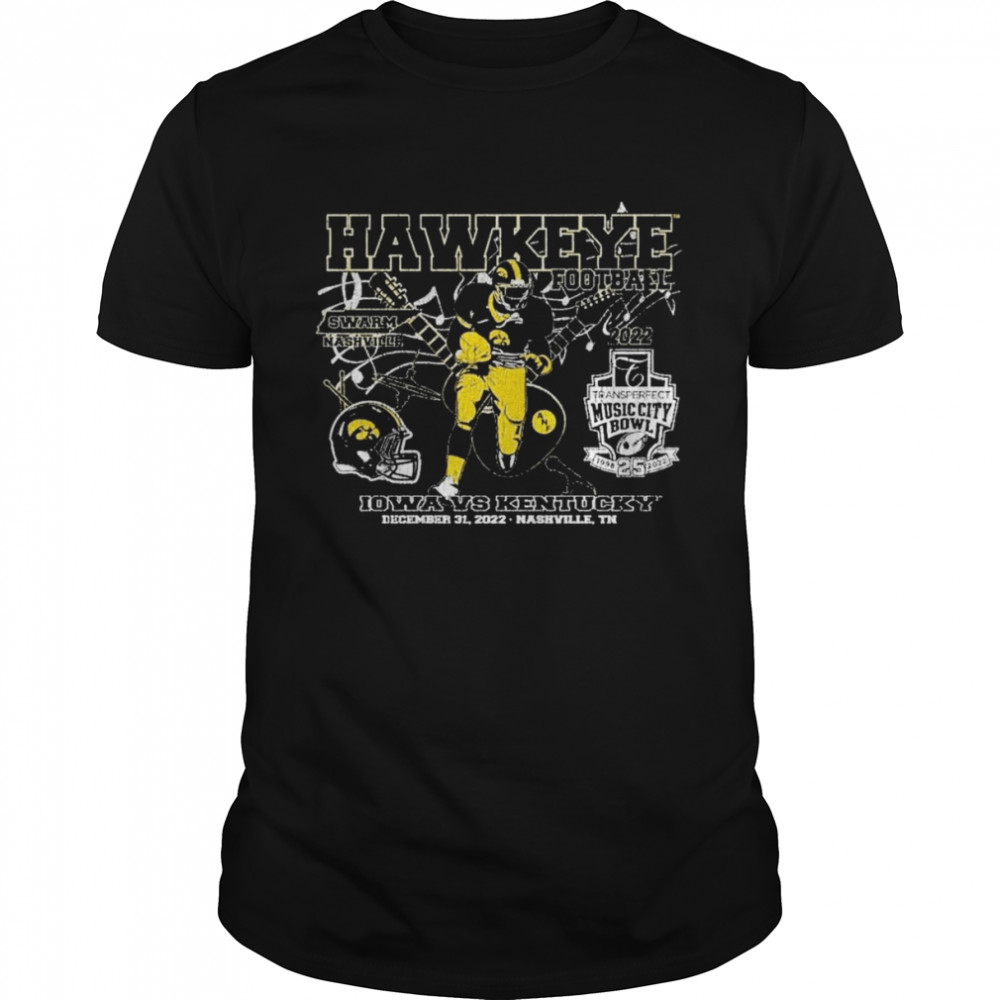 Hawkeyes Football 2022 Music City Bowl Iowa vs Kentucky Shirt