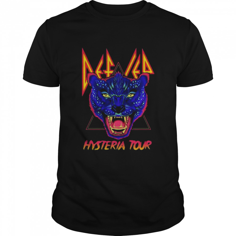 Hysteria Tour Of Def Leppard Vintage Shirt