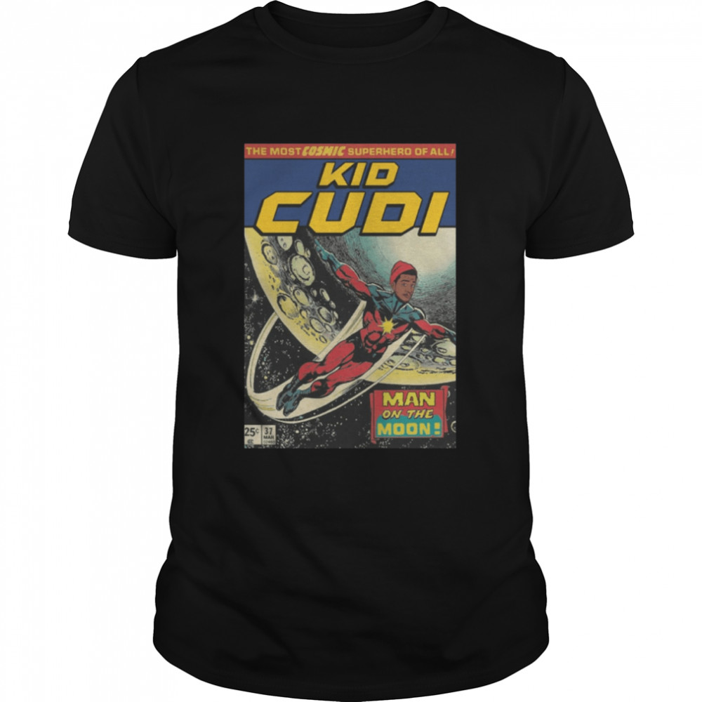 Kid Cudi Comic Design Superman Parody shirt