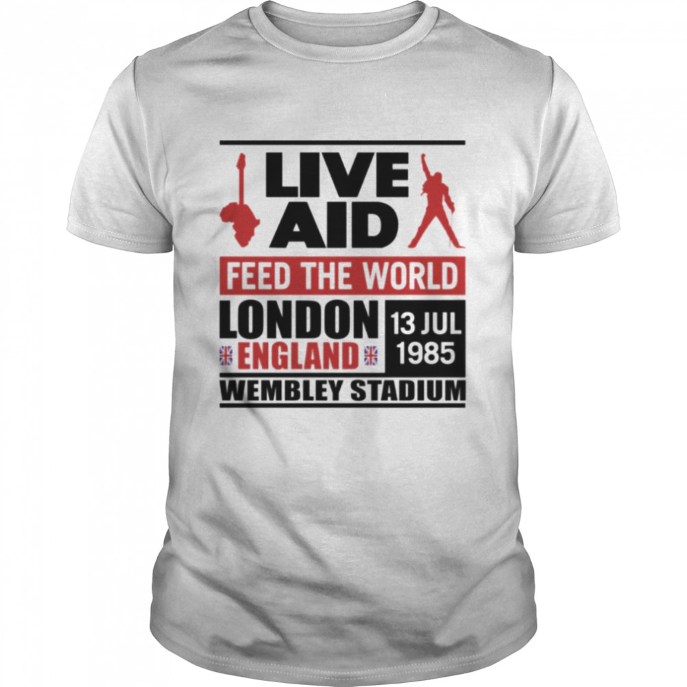 Live Aid 1985 Feed The World Ondon England shirt