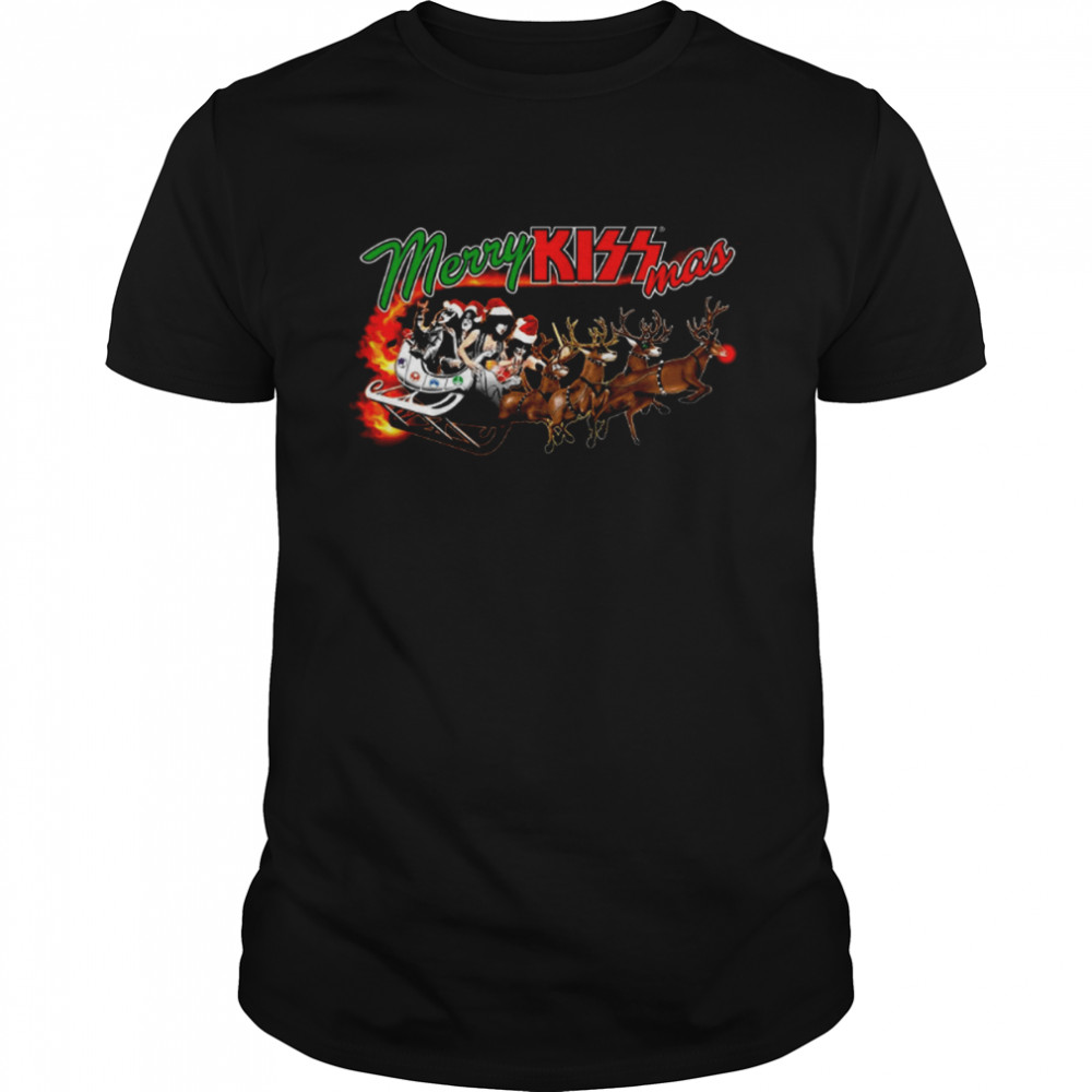 Merry Kissmas The Kiss Rock Band Christmas Design shirt