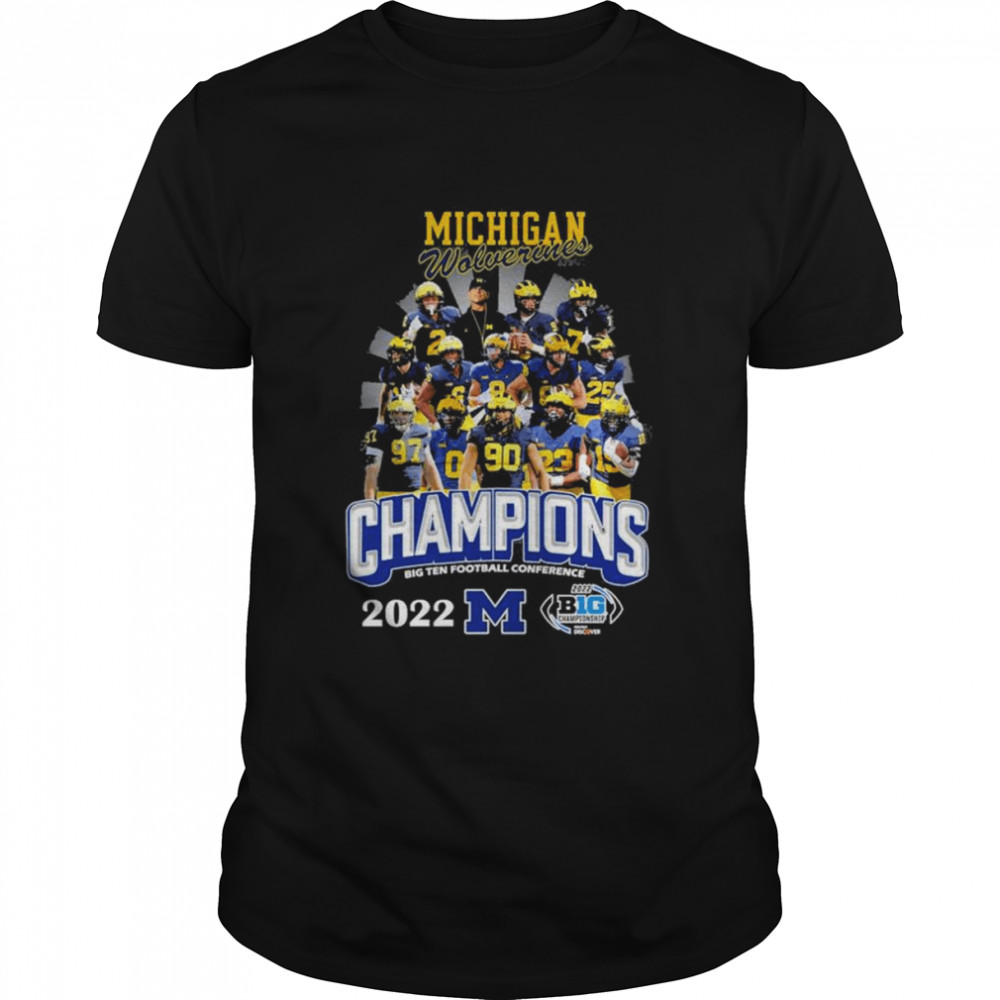 Michigan Wolverines Champions Big Ten Football Conference 2022 Shirt