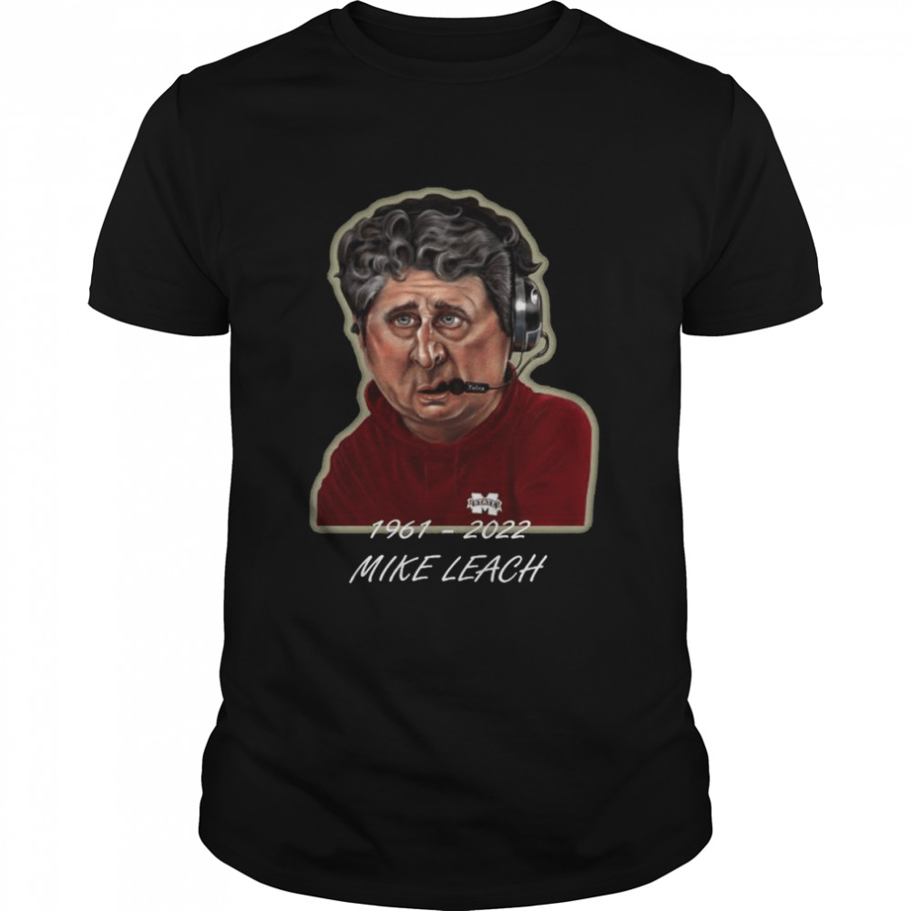 Mike Leach Football 1961 2022 Mississippi State shirt